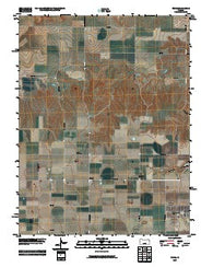Pence Kansas Historical topographic map, 1:24000 scale, 7.5 X 7.5 Minute, Year 2009