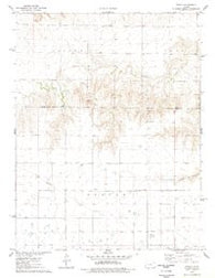 Pence Kansas Historical topographic map, 1:24000 scale, 7.5 X 7.5 Minute, Year 1976