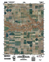 Pence SE Kansas Historical topographic map, 1:24000 scale, 7.5 X 7.5 Minute, Year 2009