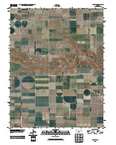 Pence SE Kansas Historical topographic map, 1:24000 scale, 7.5 X 7.5 Minute, Year 2009