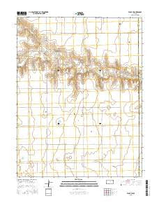 Pence SW Kansas Current topographic map, 1:24000 scale, 7.5 X 7.5 Minute, Year 2015