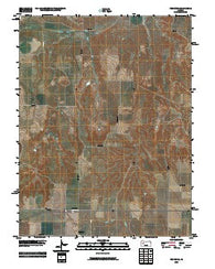 Pendennis Kansas Historical topographic map, 1:24000 scale, 7.5 X 7.5 Minute, Year 2009
