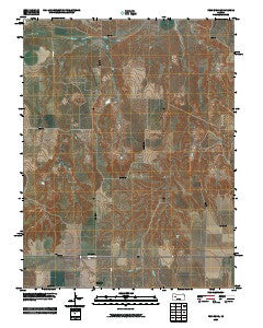Pendennis Kansas Historical topographic map, 1:24000 scale, 7.5 X 7.5 Minute, Year 2009
