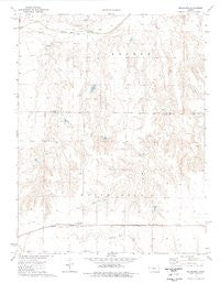 Pendennis Kansas Historical topographic map, 1:24000 scale, 7.5 X 7.5 Minute, Year 1974