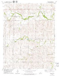 Penokee Kansas Historical topographic map, 1:24000 scale, 7.5 X 7.5 Minute, Year 1979