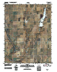 Perth Kansas Historical topographic map, 1:24000 scale, 7.5 X 7.5 Minute, Year 2010