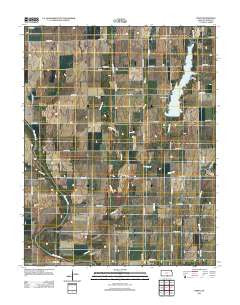 Perth Kansas Historical topographic map, 1:24000 scale, 7.5 X 7.5 Minute, Year 2012