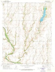 Perth Kansas Historical topographic map, 1:24000 scale, 7.5 X 7.5 Minute, Year 1971