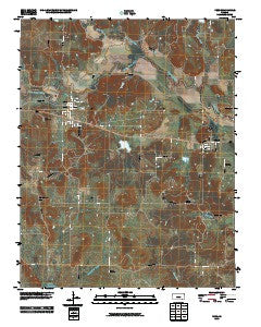 Peru Kansas Historical topographic map, 1:24000 scale, 7.5 X 7.5 Minute, Year 2010