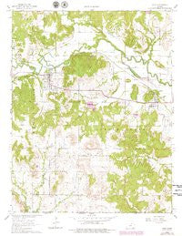 Peru Kansas Historical topographic map, 1:24000 scale, 7.5 X 7.5 Minute, Year 1962