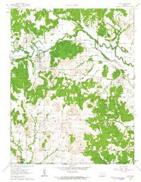 Peru Kansas Historical topographic map, 1:24000 scale, 7.5 X 7.5 Minute, Year 1962