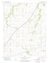 Phenis Creek Kansas Historical topographic map, 1:24000 scale, 7.5 X 7.5 Minute, Year 1973