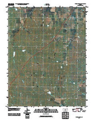 Phenis Creek Kansas Historical topographic map, 1:24000 scale, 7.5 X 7.5 Minute, Year 2010