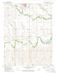 Phillipsburg South Kansas Historical topographic map, 1:24000 scale, 7.5 X 7.5 Minute, Year 1972