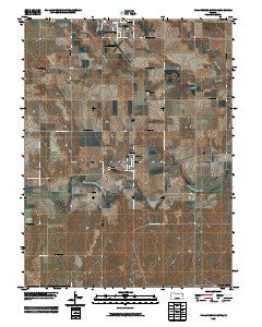 Phillipsburg South Kansas Historical topographic map, 1:24000 scale, 7.5 X 7.5 Minute, Year 2009