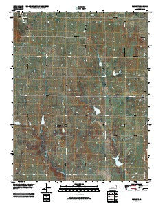 Piedmont Kansas Historical topographic map, 1:24000 scale, 7.5 X 7.5 Minute, Year 2010