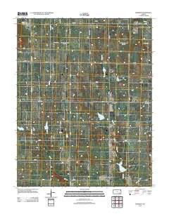 Piedmont Kansas Historical topographic map, 1:24000 scale, 7.5 X 7.5 Minute, Year 2012
