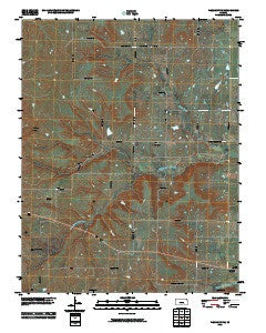 Piedmont NW Kansas Historical topographic map, 1:24000 scale, 7.5 X 7.5 Minute, Year 2010
