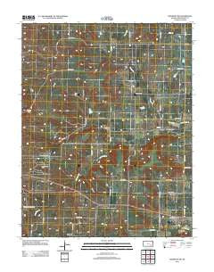 Piedmont NW Kansas Historical topographic map, 1:24000 scale, 7.5 X 7.5 Minute, Year 2012