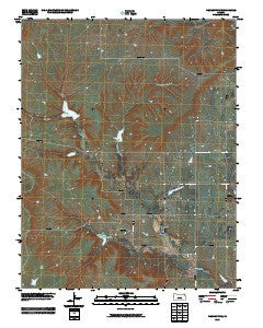 Piedmont SW Kansas Historical topographic map, 1:24000 scale, 7.5 X 7.5 Minute, Year 2010