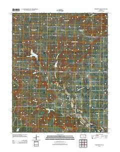 Piedmont SW Kansas Historical topographic map, 1:24000 scale, 7.5 X 7.5 Minute, Year 2012