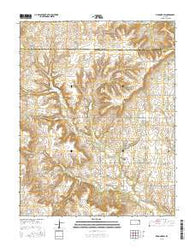 Piedmont SW Kansas Current topographic map, 1:24000 scale, 7.5 X 7.5 Minute, Year 2015