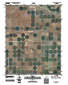 Pierceville SW Kansas Historical topographic map, 1:24000 scale, 7.5 X 7.5 Minute, Year 2009