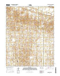 Pierceville SW Kansas Current topographic map, 1:24000 scale, 7.5 X 7.5 Minute, Year 2016