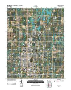 Pittsburg Kansas Historical topographic map, 1:24000 scale, 7.5 X 7.5 Minute, Year 2012