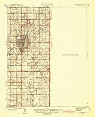 Pittsburg Kansas Historical topographic map, 1:62500 scale, 15 X 15 Minute, Year 1945