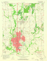 Pittsburg Kansas Historical topographic map, 1:24000 scale, 7.5 X 7.5 Minute, Year 1959
