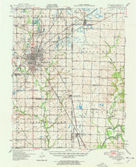 Pittsburg Kansas Historical topographic map, 1:62500 scale, 15 X 15 Minute, Year 1947