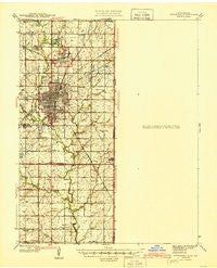 Pittsburg Kansas Historical topographic map, 1:62500 scale, 15 X 15 Minute, Year 1945
