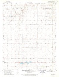 Plains NE Kansas Historical topographic map, 1:24000 scale, 7.5 X 7.5 Minute, Year 1967