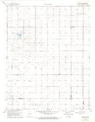 Plains NW Kansas Historical topographic map, 1:24000 scale, 7.5 X 7.5 Minute, Year 1968