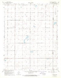 Plains SW Kansas Historical topographic map, 1:24000 scale, 7.5 X 7.5 Minute, Year 1968