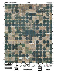 Plains NE Kansas Historical topographic map, 1:24000 scale, 7.5 X 7.5 Minute, Year 2010