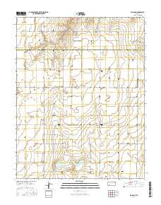 Plains NE Kansas Current topographic map, 1:24000 scale, 7.5 X 7.5 Minute, Year 2016