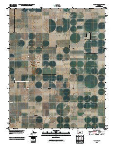 Plains NW Kansas Historical topographic map, 1:24000 scale, 7.5 X 7.5 Minute, Year 2010