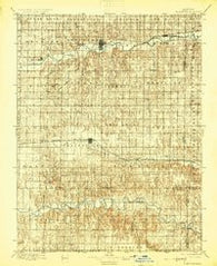Plainville Kansas Historical topographic map, 1:125000 scale, 30 X 30 Minute, Year 1896