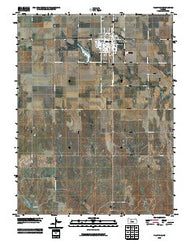 Plainville Kansas Historical topographic map, 1:24000 scale, 7.5 X 7.5 Minute, Year 2010
