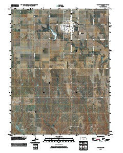 Plainville Kansas Historical topographic map, 1:24000 scale, 7.5 X 7.5 Minute, Year 2010