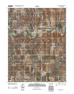 Plainville SW Kansas Historical topographic map, 1:24000 scale, 7.5 X 7.5 Minute, Year 2012