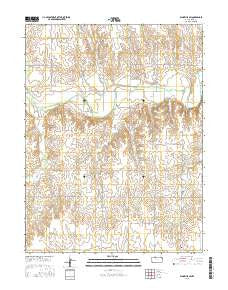 Plainville SW Kansas Current topographic map, 1:24000 scale, 7.5 X 7.5 Minute, Year 2015