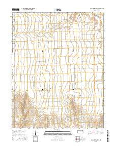 Plum Creek North Kansas Current topographic map, 1:24000 scale, 7.5 X 7.5 Minute, Year 2015