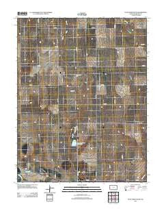 Plum Creek South Kansas Historical topographic map, 1:24000 scale, 7.5 X 7.5 Minute, Year 2012