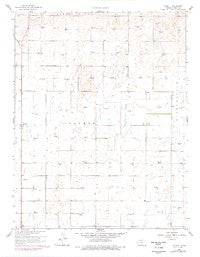 Plymell Kansas Historical topographic map, 1:24000 scale, 7.5 X 7.5 Minute, Year 1960