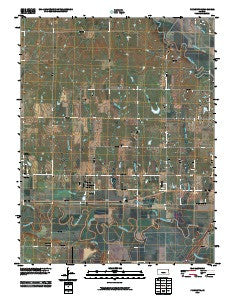 Plymouth Kansas Historical topographic map, 1:24000 scale, 7.5 X 7.5 Minute, Year 2010