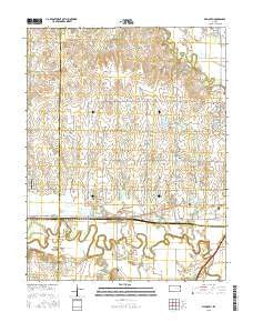 Plymouth Kansas Current topographic map, 1:24000 scale, 7.5 X 7.5 Minute, Year 2015