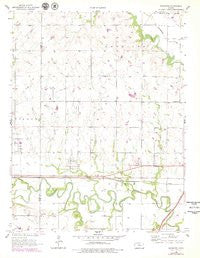 Plymouth Kansas Historical topographic map, 1:24000 scale, 7.5 X 7.5 Minute, Year 1957